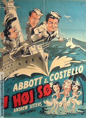 In the Navy 1941 poster Abbott and Costello