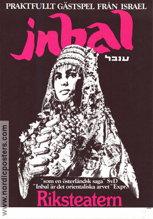 Inbal Israel 1978 affisch Hitta mer: Riksteatern Hitta mer: Teater
