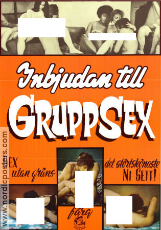 Inbjudan till gruppsex 1978 poster Barbara Moose Edwige Faillel René Houaro