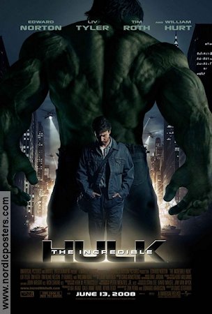 The Incredible Hulk 2008 poster Edward Norton Hitta mer: Marvel Från serier