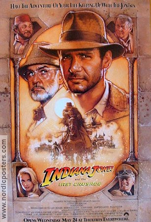 Indiana Jones och det sista korståget 1989 poster Harrison Ford Sean Connery Steven Spielberg Hitta mer: Indiana Jones