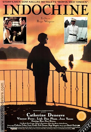 Indochine 1992 poster Catherine Deneuve Vincent Perez Linh-Dan Pham Régis Wargnier Asien