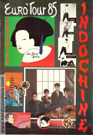 Indochine Euro Tour 1985 affisch Hitta mer: Indochine Politik Hitta mer: Concert poster