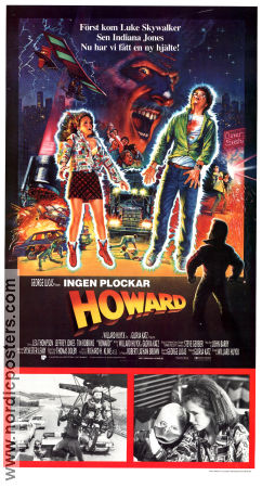 Ingen plockar Howard 1986 poster Lea Thompson Willard Huyck Från serier Rökning