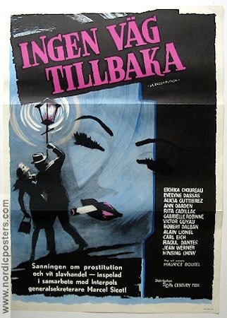 Ingen väg tillbaka 1964 poster Maurice Boutel Rökning