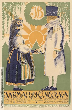 Ingmarssönerna 1919 poster Harriet Bosse Text: Selma Lagerlöf