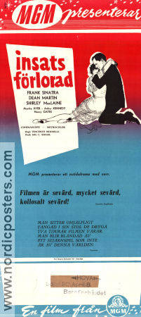 Insats förlorad 1958 poster Frank Sinatra Dean Martin Shirley MacLaine Vincente Minnelli