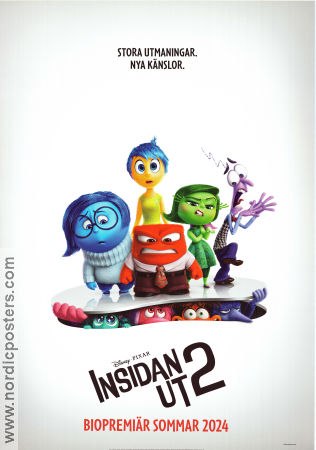 Insidan ut 2 2024 poster Amy Poehler Kelsey Mann Animerat
