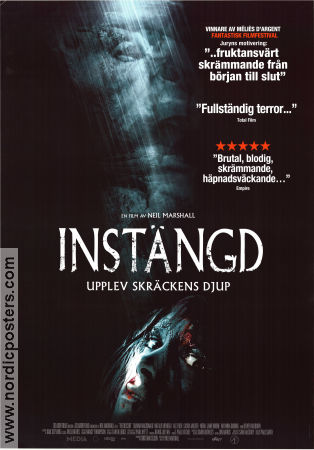 Instängd 2005 poster Shauna MacDonald Natalie Mendoza Alex Reid Neil Marshall