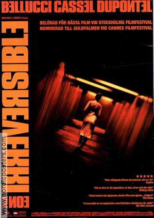 Irreversible 2002 poster Monica Bellucci Vincent Cassel