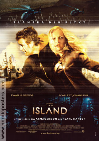 The Island 2005 poster Scarlett Johansson Ewan McGregor Michael Bay