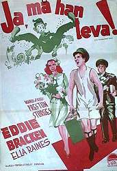 Ja må han leva 1945 poster Eddie Bracken Ella Raines