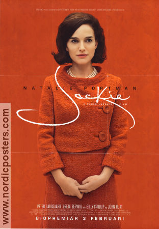 Jackie 2016 poster Natalie Portman Peter Sarsgaard Pablo Larrain