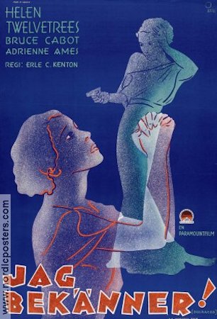 Jag bekänner 1934 poster Helen Twelvetrees