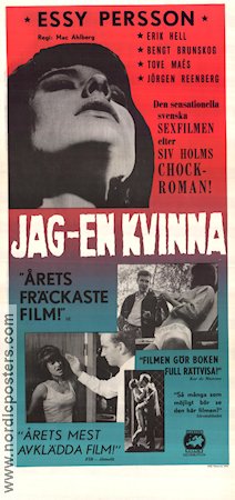 Jag en kvinna 1965 poster Essy Persson Siw Holm Mac Ahlberg