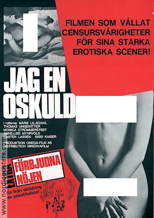 Jag en oskuld 1968 poster Marie Liljedahl Monica Strömmerstedt Joseph W Sarno