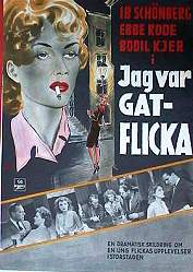 Jag var gatflicka 1960 poster Bodil Kjer Danmark