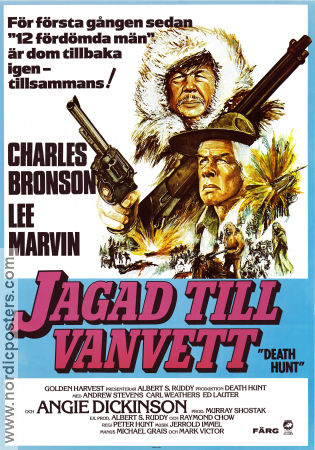 Jagad till vanvett 1981 poster Charles Bronson Lee Marvin Andrew Stevens Peter R Hunt