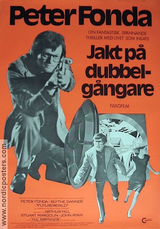 Jakt på dubbelgångare 1976 poster Peter Fonda Blythe Danner Arthur Hill Richard T Heffron