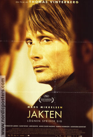 Jakten 2012 poster Mads Mikkelsen Thomas Bo Larsen Annika Wedderkopp Thomas Vinterberg Danmark