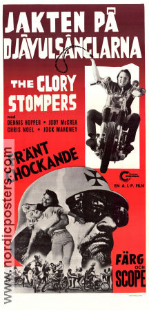 Jakten på djävulsänglarna 1967 poster Dennis Hopper Jody McCrea Anthony M Lanza Motorcyklar