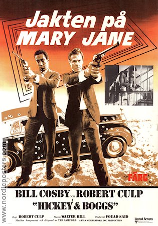 Jakten på Mary Jane 1972 poster Bill Cosby Robert Culp Ta-Ronce Allen Robert Culp Vapen Poliser