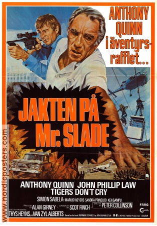Jakten på Mr Slade 1977 poster Anthony Quinn John Phillip Law Simon Sabela Peter Collinson Hitta mer: Africa Filmen från: South Africa
