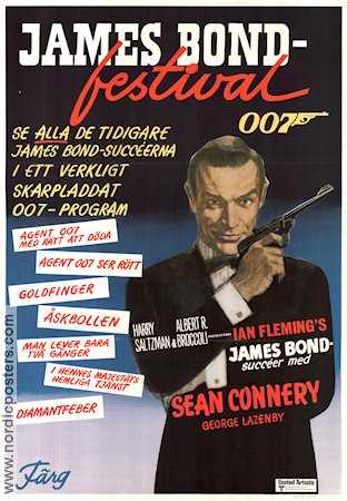 James Bond-festival 1974 poster Sean Connery Hitta mer: Festival