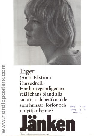 Jänken 1970 poster Anita Ekström Lars Green Mona Dan-Bergman Lars Forsberg