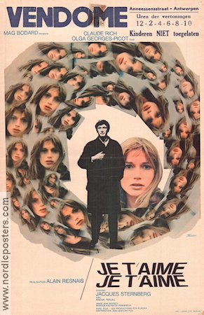 Je t´aime je t´aime 1968 poster Claude Rich Olga Georges-Picot Alain Resnais