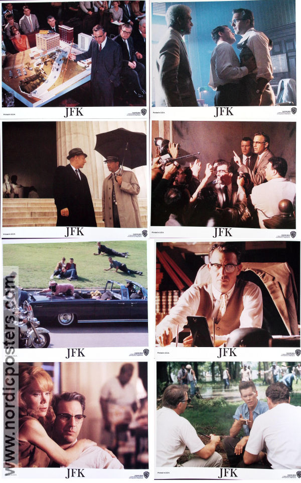 JFK 1991 lobbykort Kevin Costner Gary Oldman Jack Lemmon Oliver Stone Politik