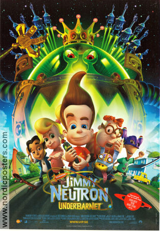Jimmy Neutron underbarnet 2001 poster Debi Derryberry John A Davis Från TV Animerat