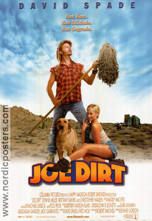 Joe Dirt 2001 poster David Spade Brittany Daniel Dennie Gordon