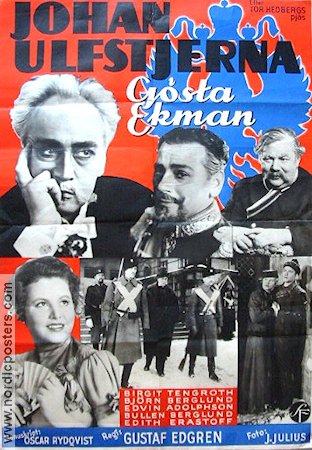 Johan Ulfstjerna 1936 poster Gösta Ekman Birgit Tengroth