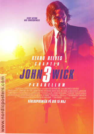 John Wick: Chapter 3 Parabellum 2019 poster Keanu Reeves Halle Berry Ian McShane Chad Stahelski