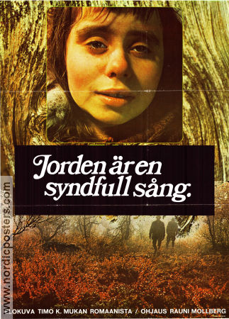 Jorden är en syndfull sång 1973 poster Maritta Viitamäki Pauli Jauhojärvi Rauni Mollberg Finland