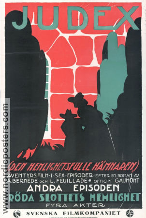 Judex 1916 poster René Cresté Musidora Louis Feuillade