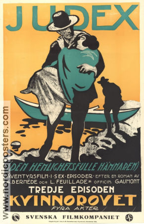 Judex 1916 poster René Cresté Musidora Louis Feuillade