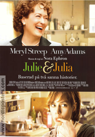 Julie and Julia 2009 poster Meryl Streep Amy Adams Nora Ephron Mat och dryck