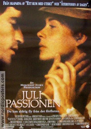 Julipassionen 1995 poster Embeth Davidtz Tom Bell Gemma Jones Christopher Menaul