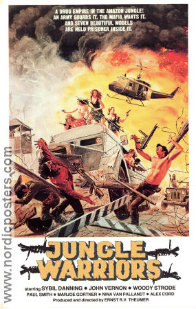 Jungle Warriors 1984 poster Sybil Danning John Vernon Ernst Ritter von Theumer