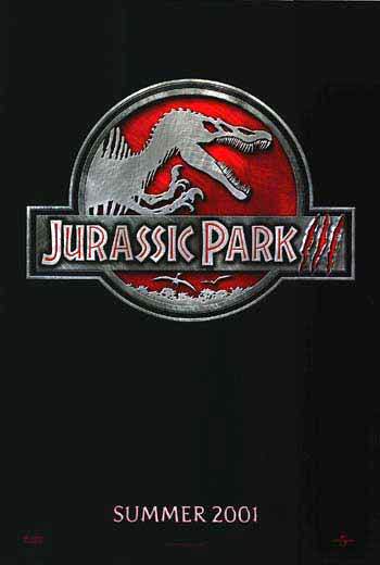 Jurassic Park 3 2001 poster Sam Neill William H Macy Tea Leoin Joe Johnston Dinosaurier och drakar