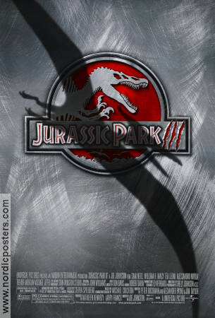 Jurassic Park 3 2001 poster Sam Neill William H Macy Tea Leoin Joe Johnston Dinosaurier och drakar