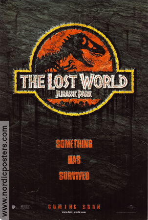 Jurassic Park The Lost World 1996 poster Jeff Goldblum Julianne Moore Steven Spielberg