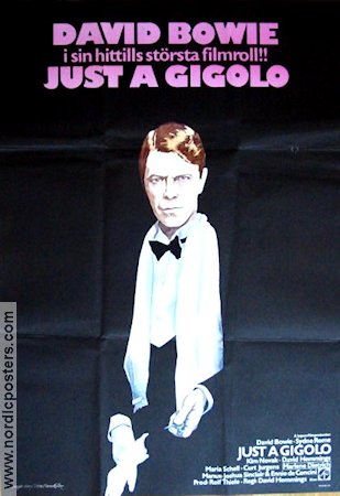 Just a Gigolo 1979 poster David Bowie Marlene Dietrich