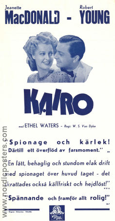 Kairo 1942 poster Jeanette MacDonald Robert Young Ethel Waters WS Van Dyke Hitta mer: Africa Musikaler