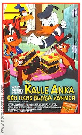 Kalle Anka och hans busiga vänner 1985 poster Kalle Anka