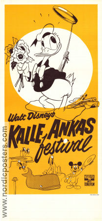 Kalle Ankas festival 1960 poster Kalle Anka Donald Duck