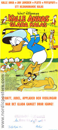 Kalle Ankas glada kalas 1976 poster Kalle Anka Golf