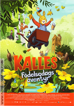 Kalles födelsedagsäventyr 2021 poster Jonathan Bailey Michael Ekbladh Animerat